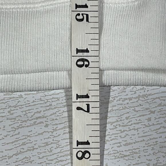 Hanes EcoSmart Kids White Sweatshirt Size 6-8 - Picture 5 of 12